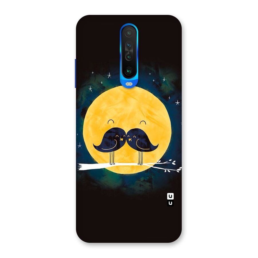 Bird Moustache Back Case for Poco X2