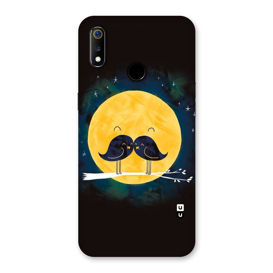 Bird Moustache Back Case for Realme 3