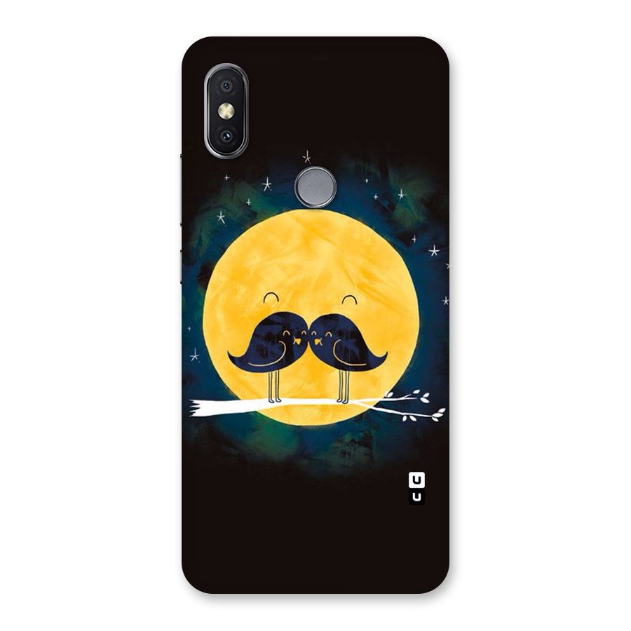 Bird Moustache Back Case for Redmi Y2