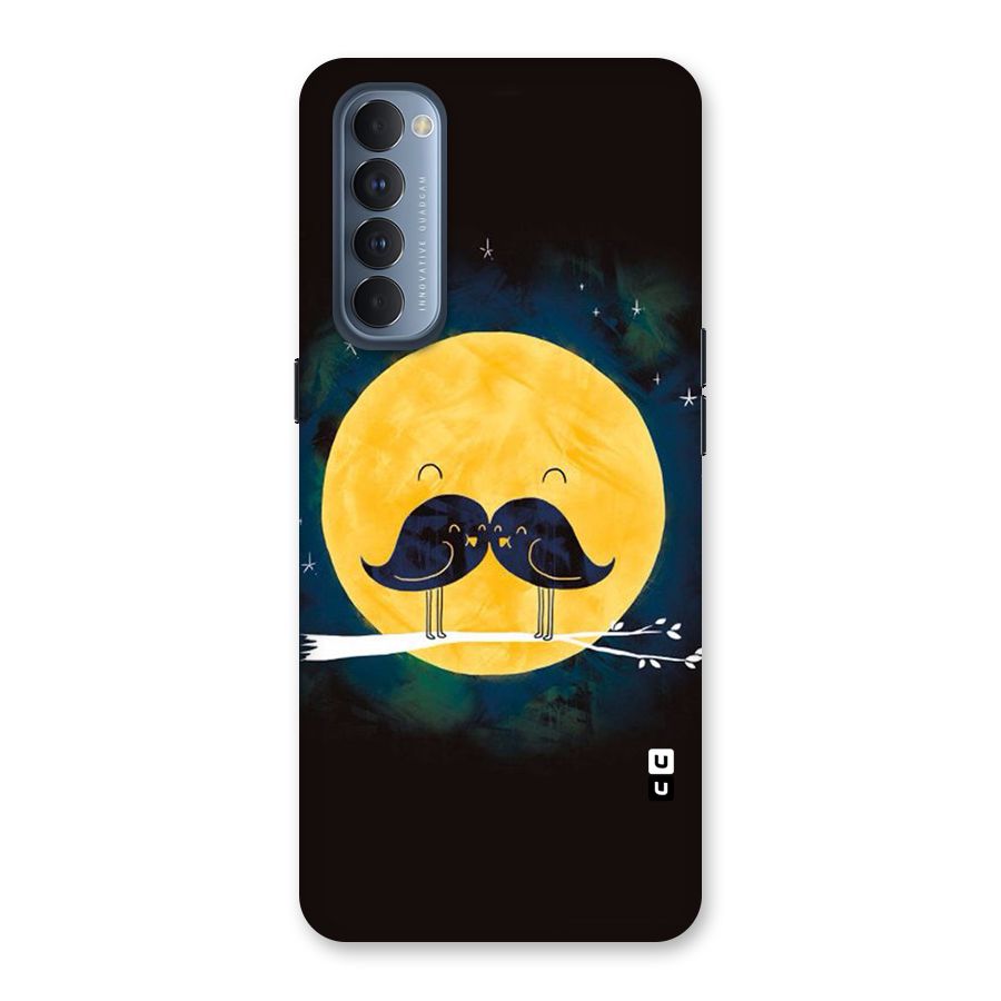Bird Moustache Back Case for Reno4 Pro