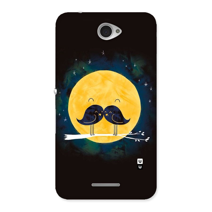 Bird Moustache Back Case for Sony Xperia E4