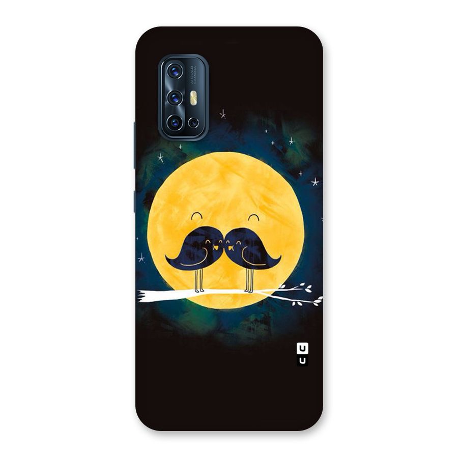 Bird Moustache Back Case for Vivo V17