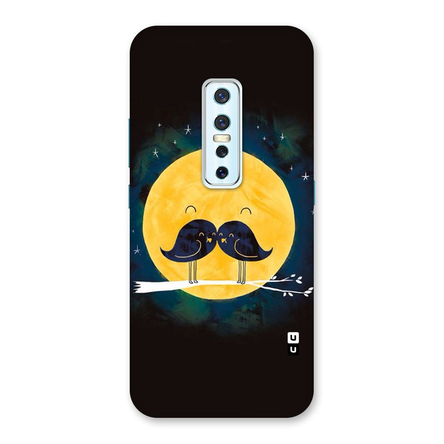 Bird Moustache Back Case for Vivo V17 Pro
