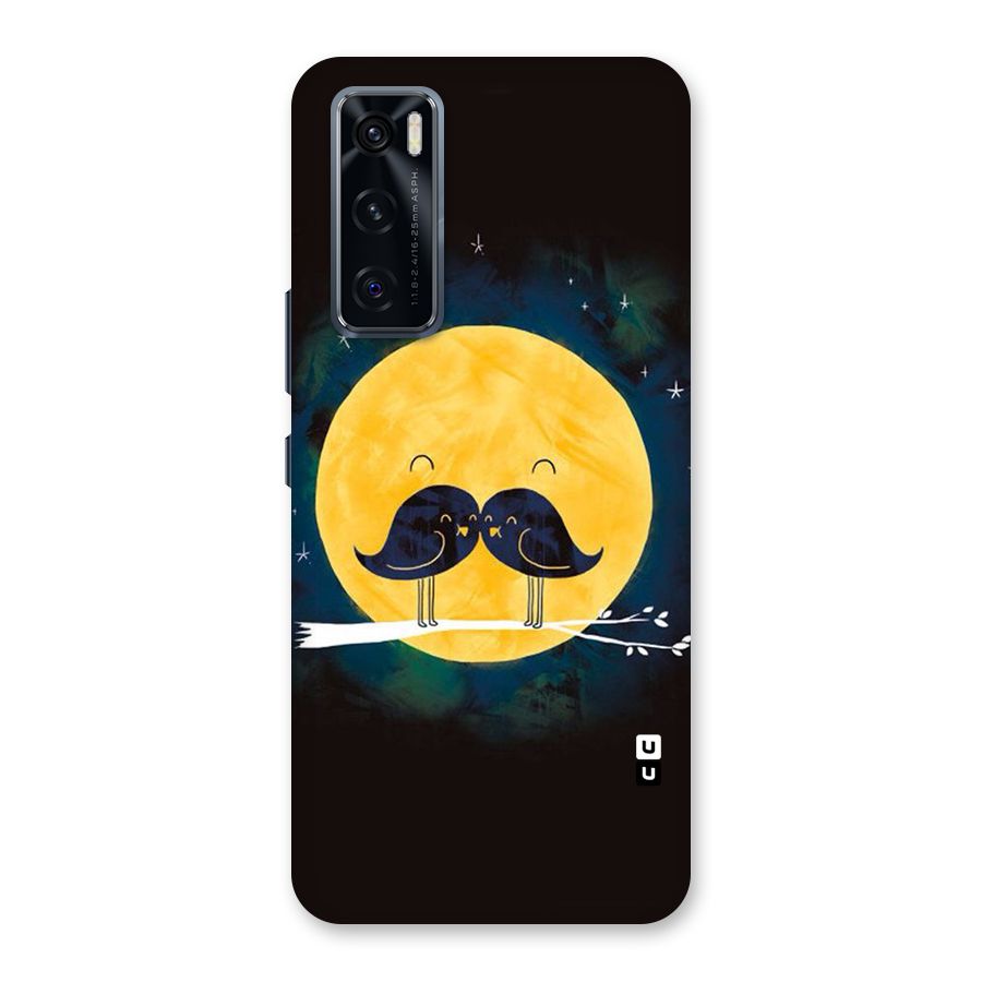 Bird Moustache Back Case for Vivo V20 SE