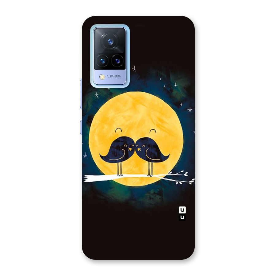 Bird Moustache Back Case for Vivo V21 5G