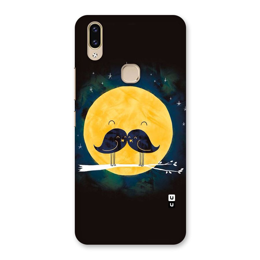 Bird Moustache Back Case for Vivo V9 Youth