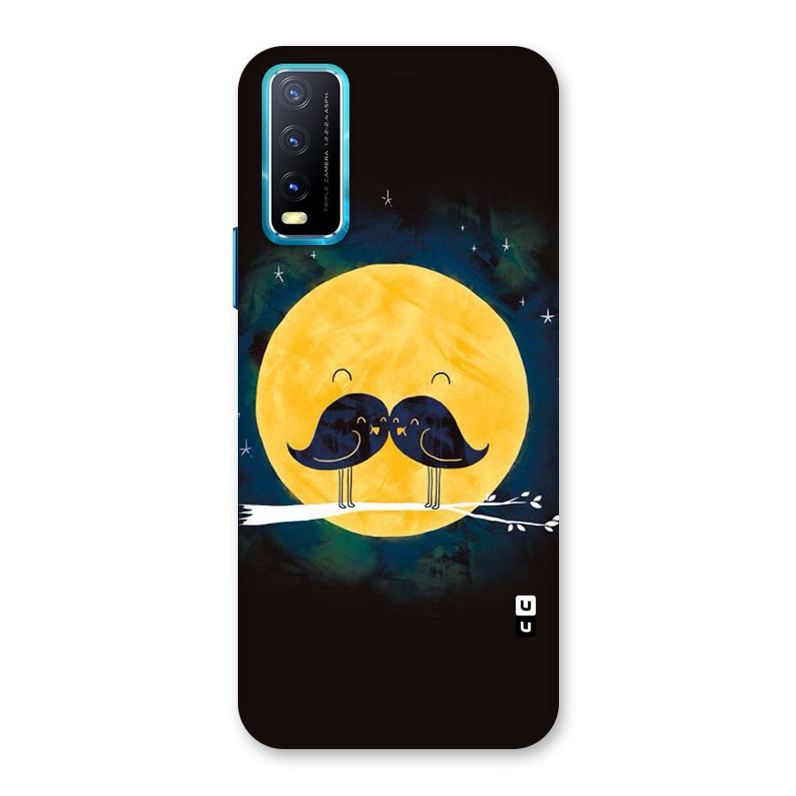 Bird Moustache Back Case for Vivo Y20A