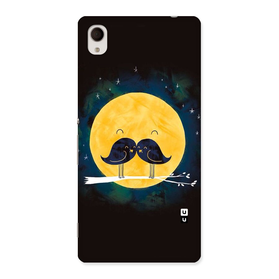 Bird Moustache Back Case for Xperia M4 Aqua