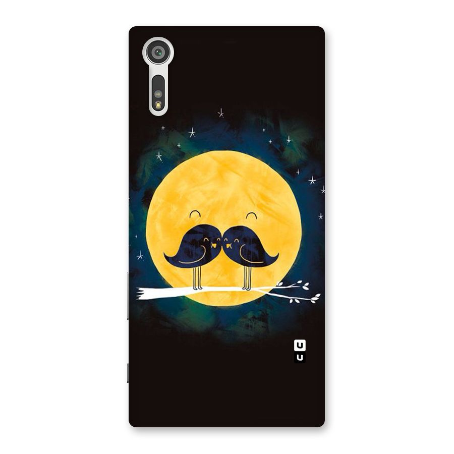 Bird Moustache Back Case for Xperia XZ