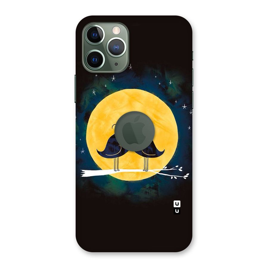 Bird Moustache Back Case for iPhone 11 Pro Logo  Cut