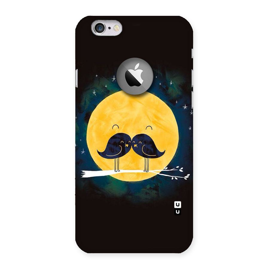 Bird Moustache Back Case for iPhone 6 Logo Cut