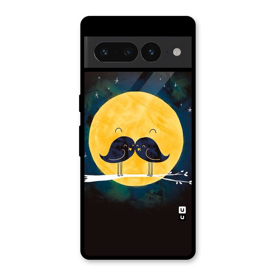 Bird Moustache Glass Back Case for Google Pixel 7 Pro