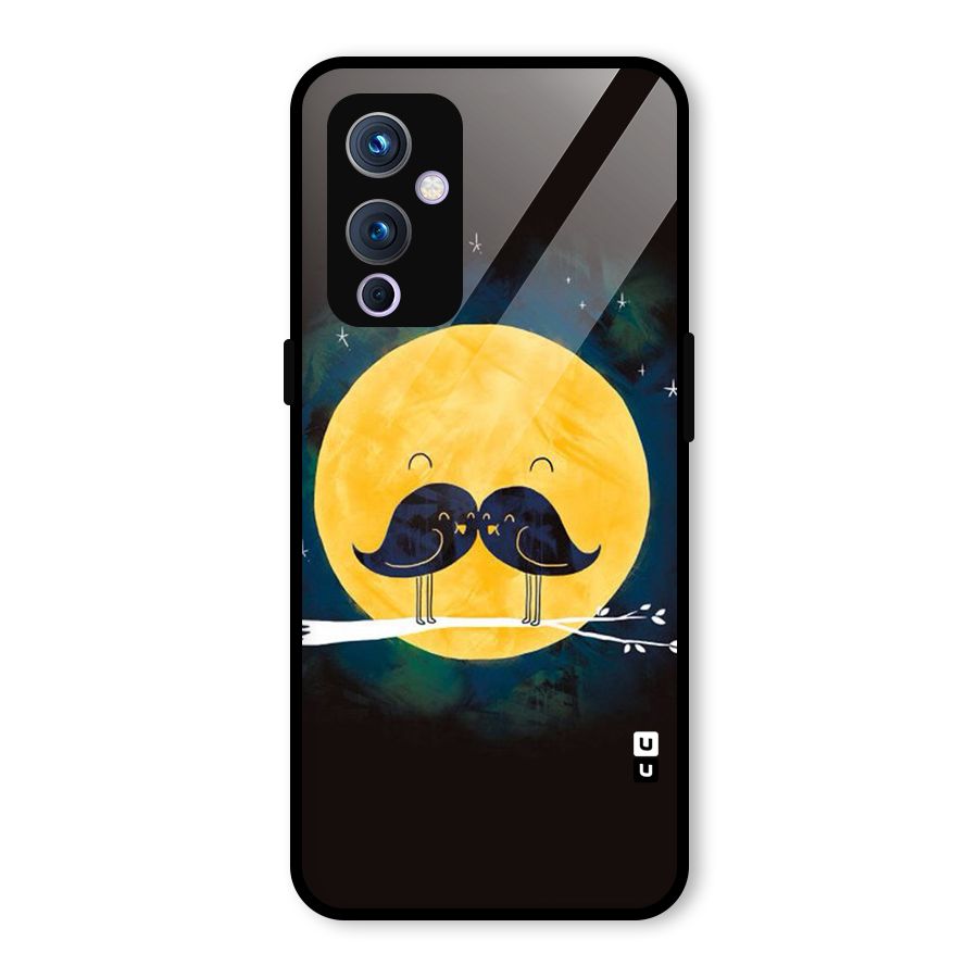 Bird Moustache Glass Back Case for OnePlus 9