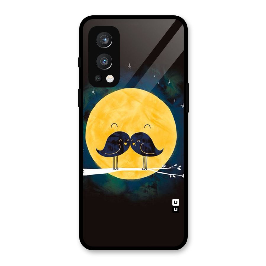 Bird Moustache Glass Back Case for OnePlus Nord 2 5G
