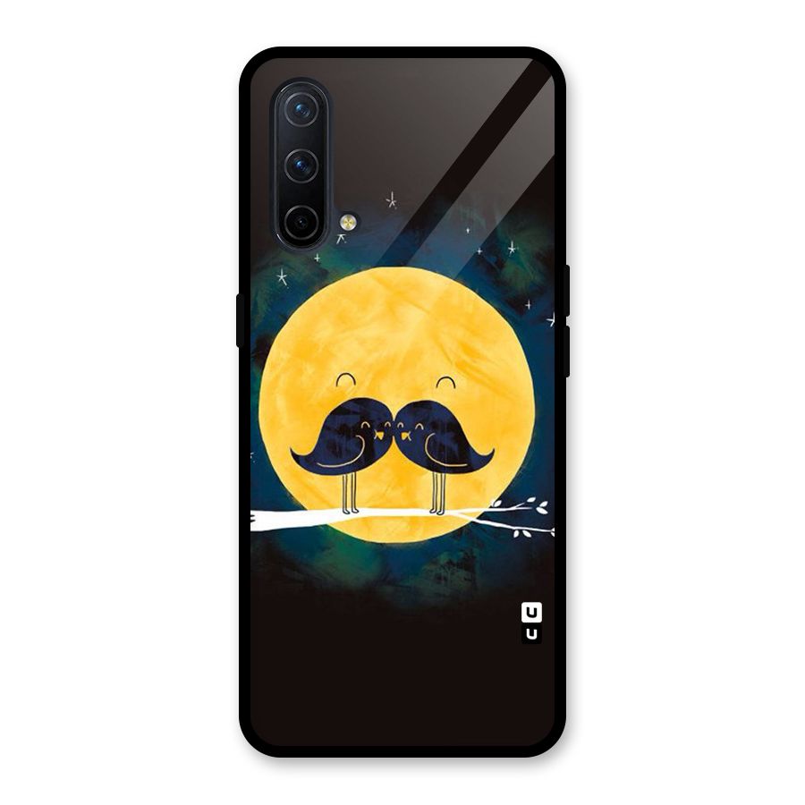 Bird Moustache Glass Back Case for OnePlus Nord CE 5G