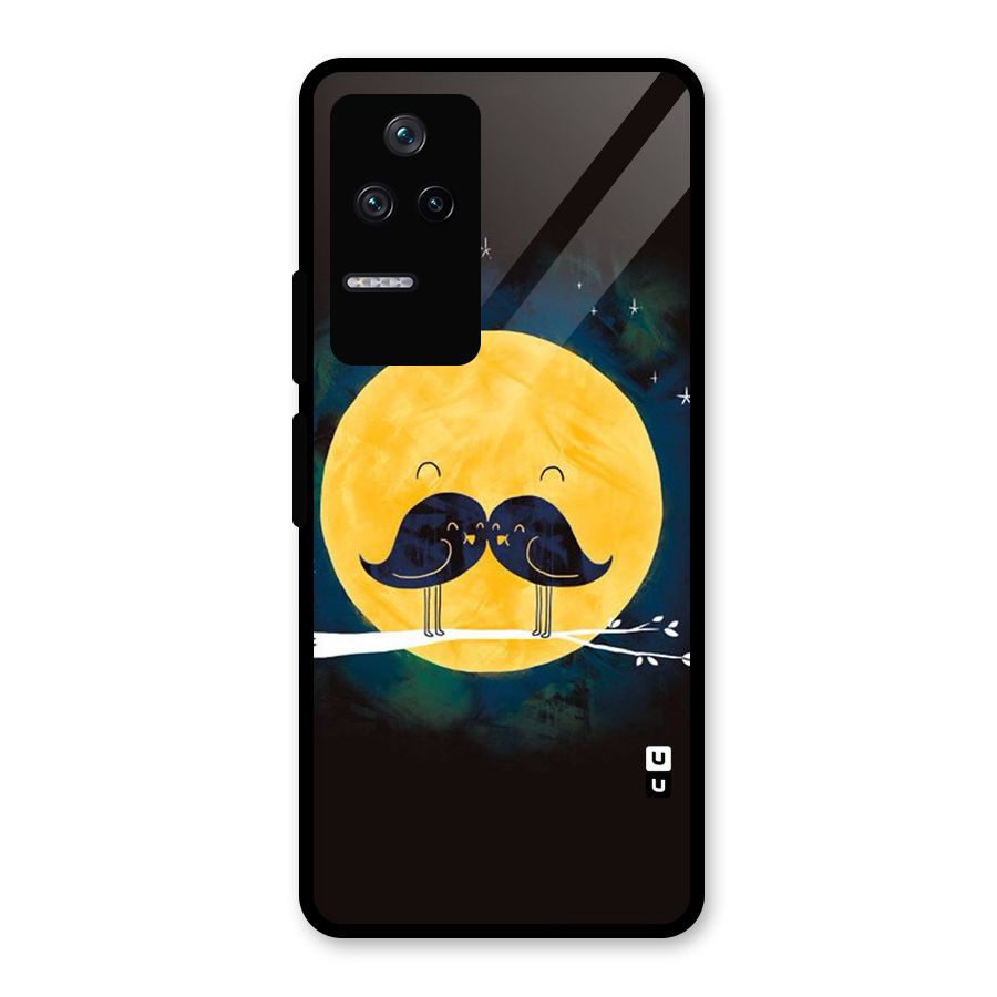 Bird Moustache Glass Back Case for Poco F4 5G