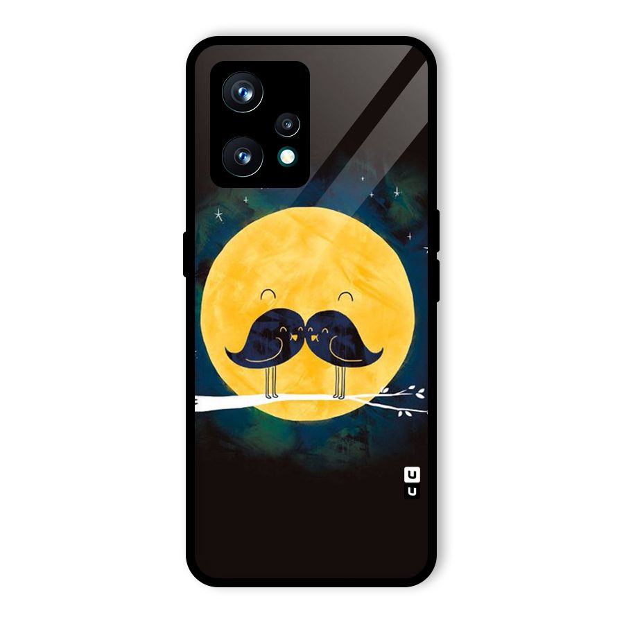 Bird Moustache Glass Back Case for Realme 9 Pro Plus 5G