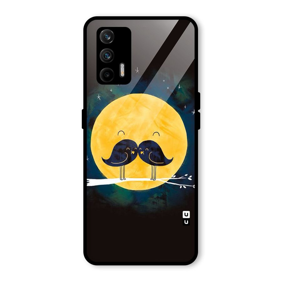 Bird Moustache Glass Back Case for Realme GT 5G