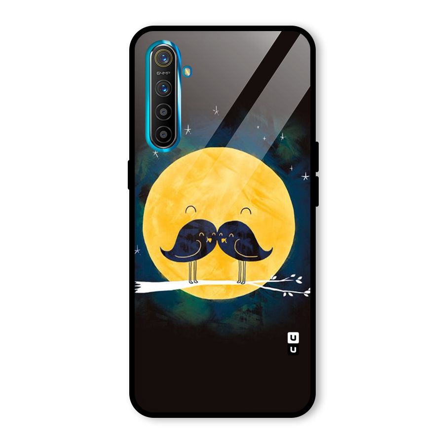 Bird Moustache Glass Back Case for Realme X2
