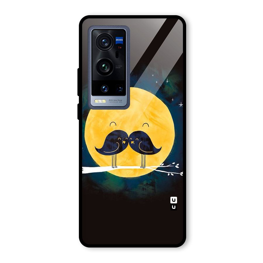 Bird Moustache Glass Back Case for Vivo X60 Pro Plus