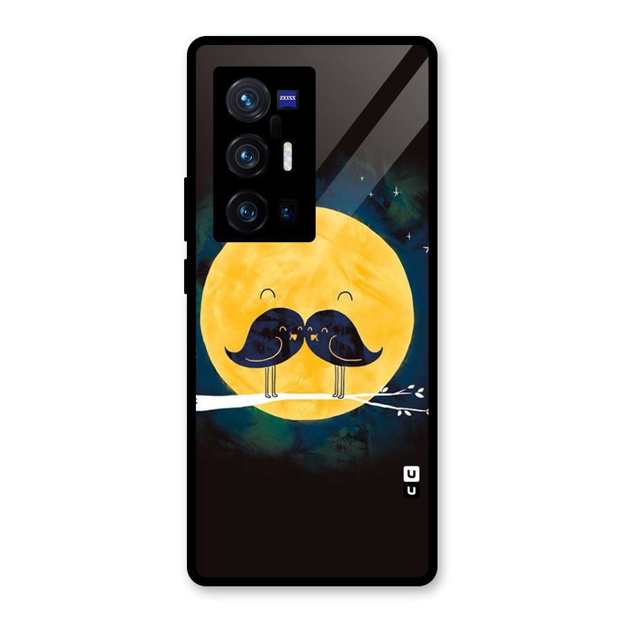 Bird Moustache Glass Back Case for Vivo X70 Pro Plus