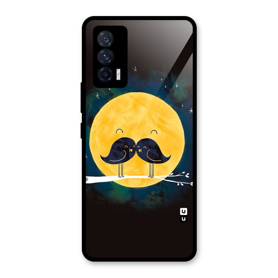 Bird Moustache Glass Back Case for Vivo iQOO 7 5G