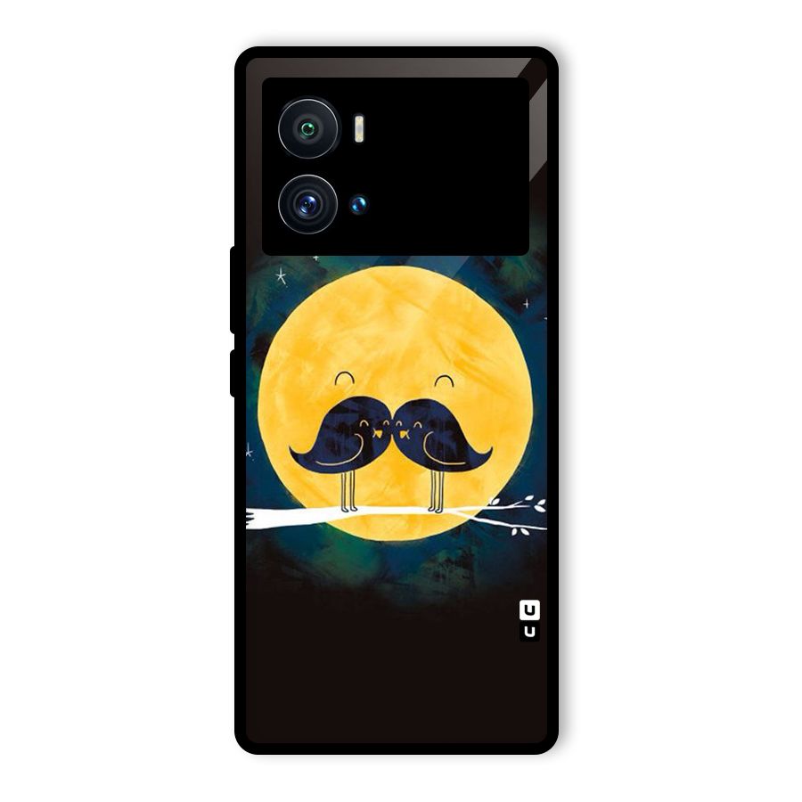 Bird Moustache Glass Back Case for Vivo iQOO 9 Pro