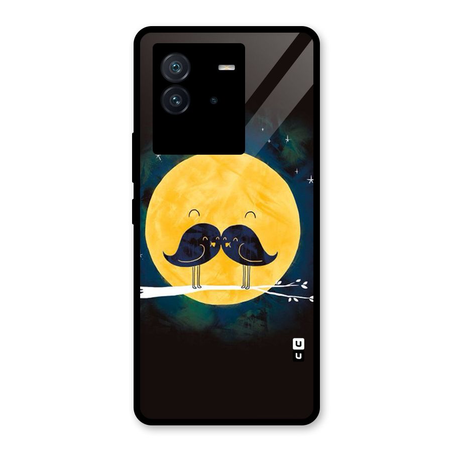 Bird Moustache Glass Back Case for Vivo iQOO Neo 6 5G