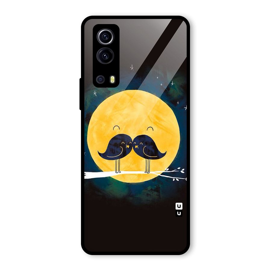 Bird Moustache Glass Back Case for Vivo iQOO Z3