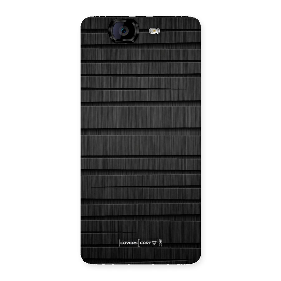 Black Abstract Back Case for Canvas Knight A350