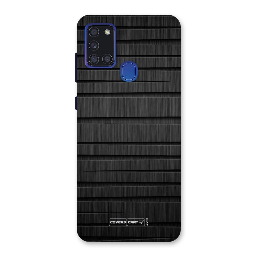 Black Abstract Back Case for Galaxy A21s