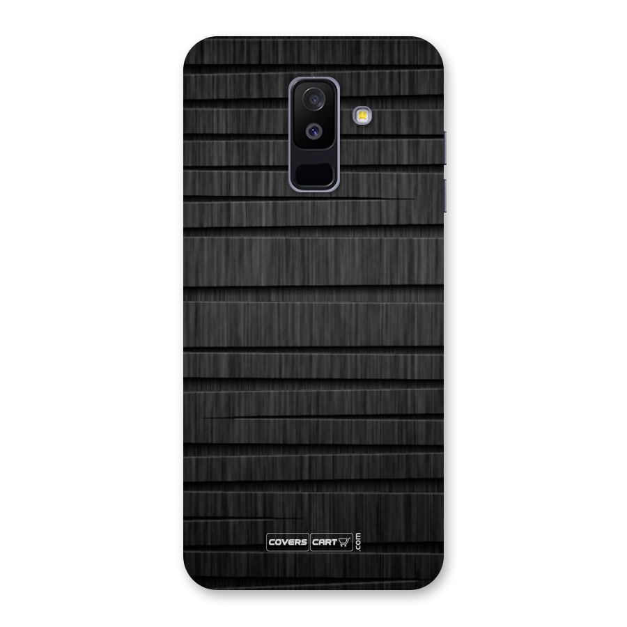 Black Abstract Back Case for Galaxy A6 Plus