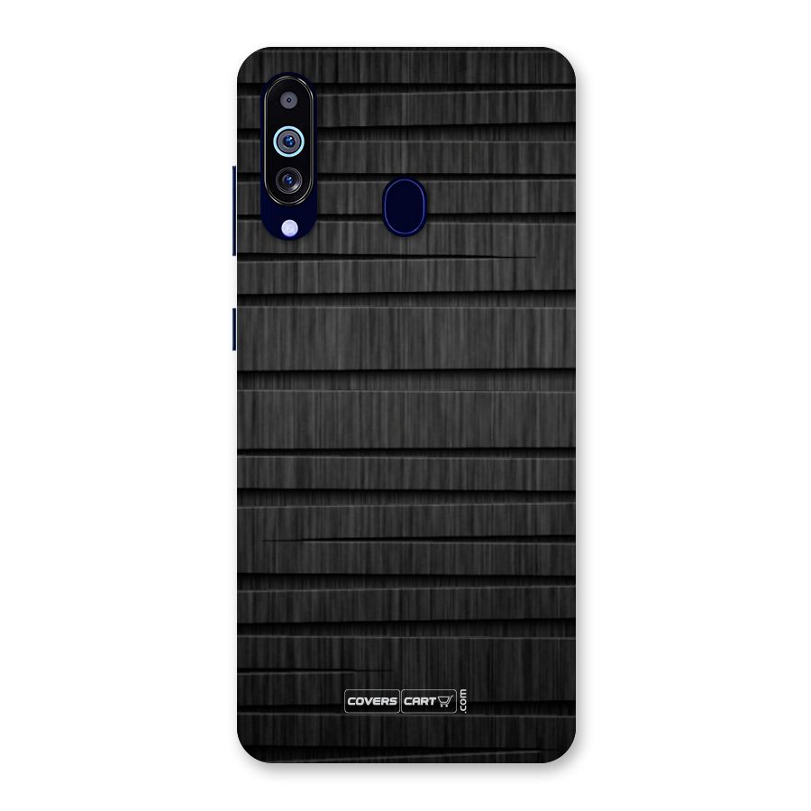 Black Abstract Back Case for Galaxy A60