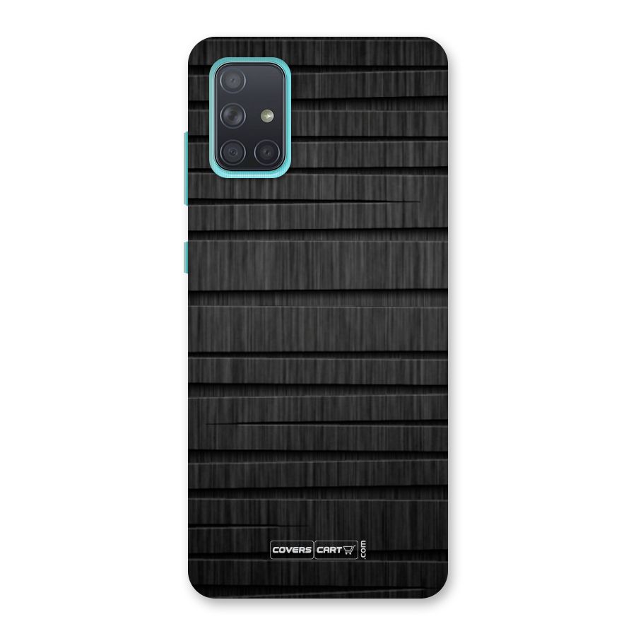 Black Abstract Back Case for Galaxy A71