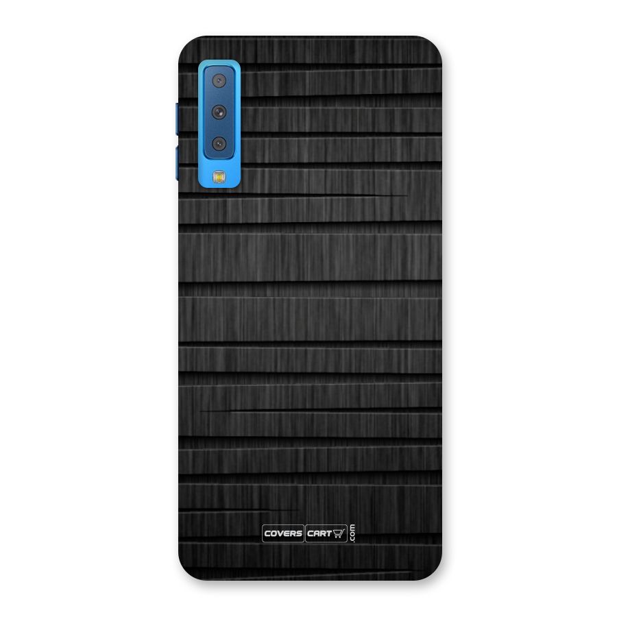 Black Abstract Back Case for Galaxy A7 (2018)