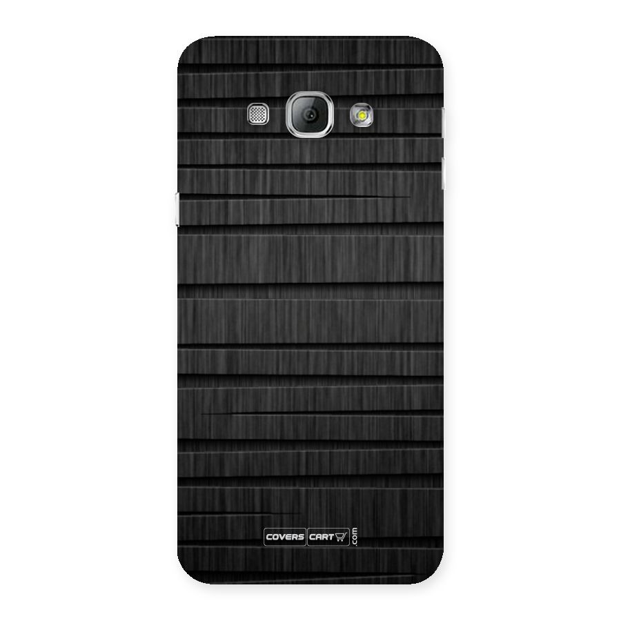 Black Abstract Back Case for Galaxy A8