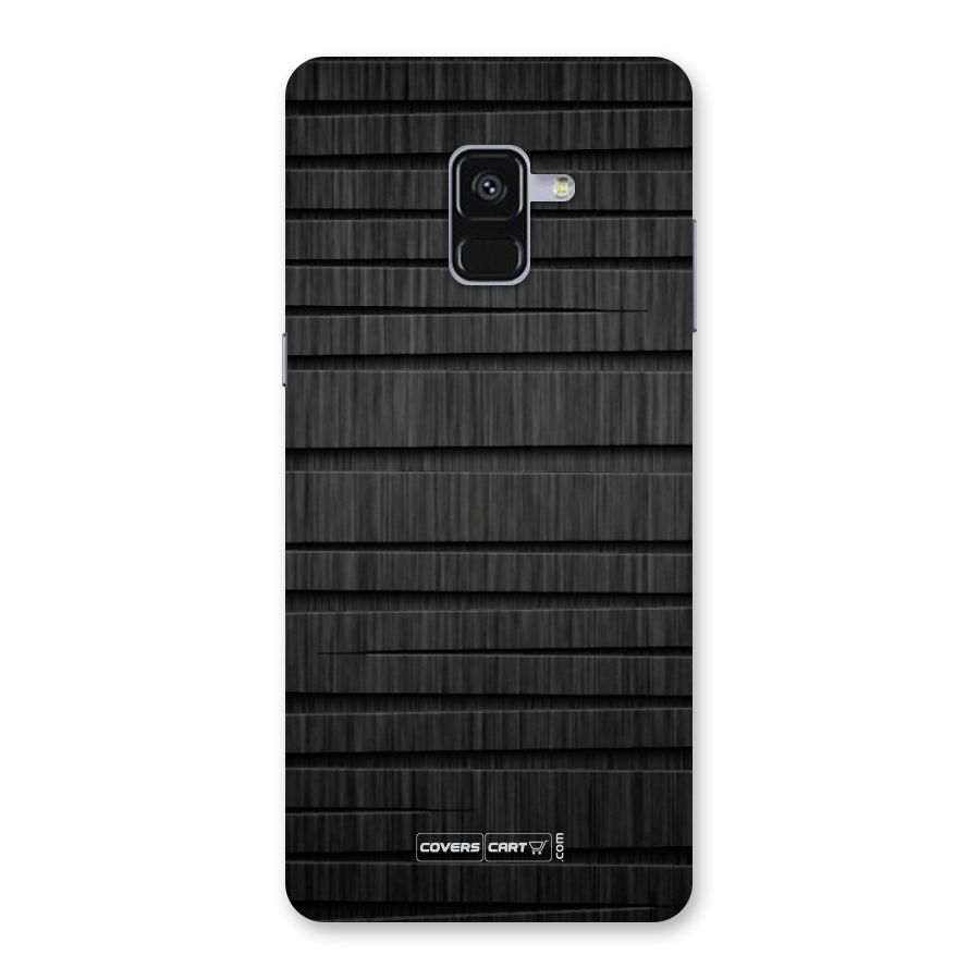 Black Abstract Back Case for Galaxy A8 Plus