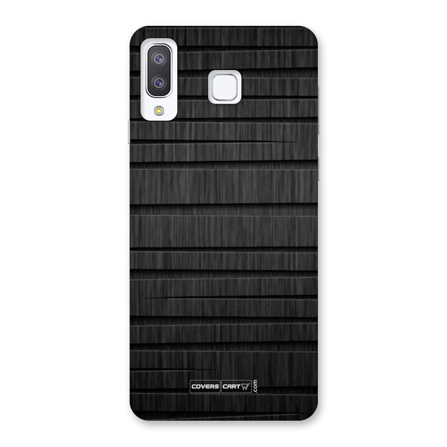 Black Abstract Back Case for Galaxy A8 Star
