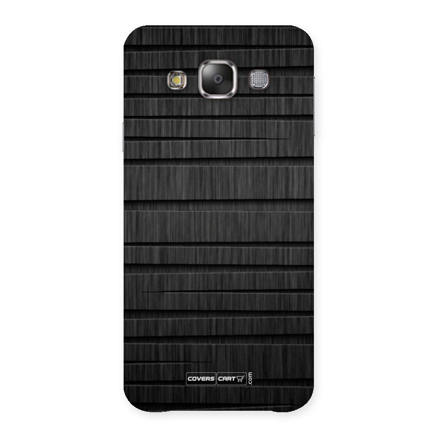 Black Abstract Back Case for Galaxy E7