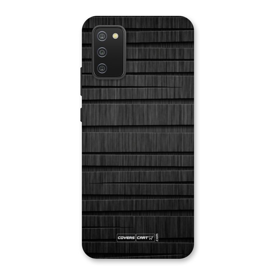 Black Abstract Back Case for Galaxy F02s