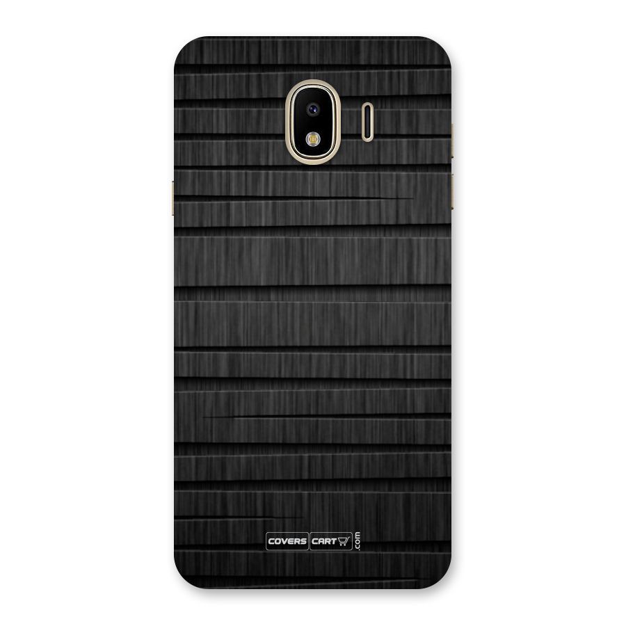 Black Abstract Back Case for Galaxy J4
