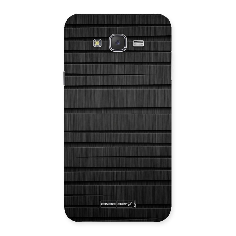 Black Abstract Back Case for Galaxy J7