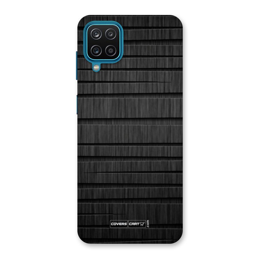 Black Abstract Back Case for Galaxy M12