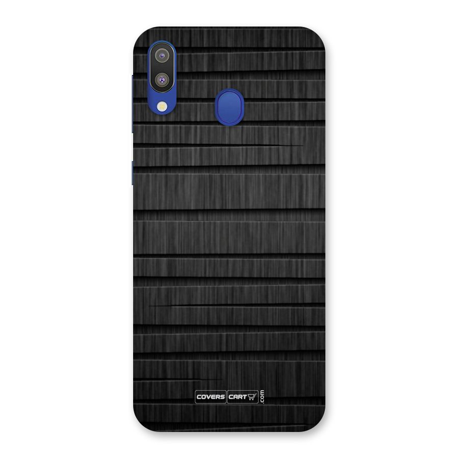 Black Abstract Back Case for Galaxy M20