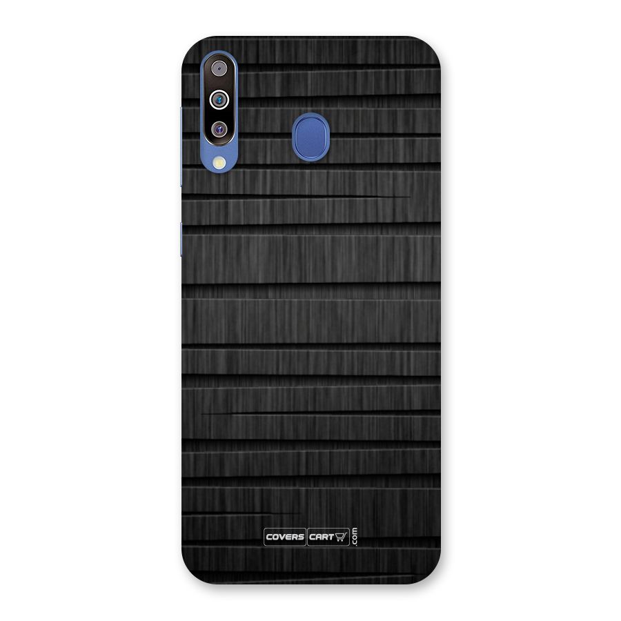 Black Abstract Back Case for Galaxy M30