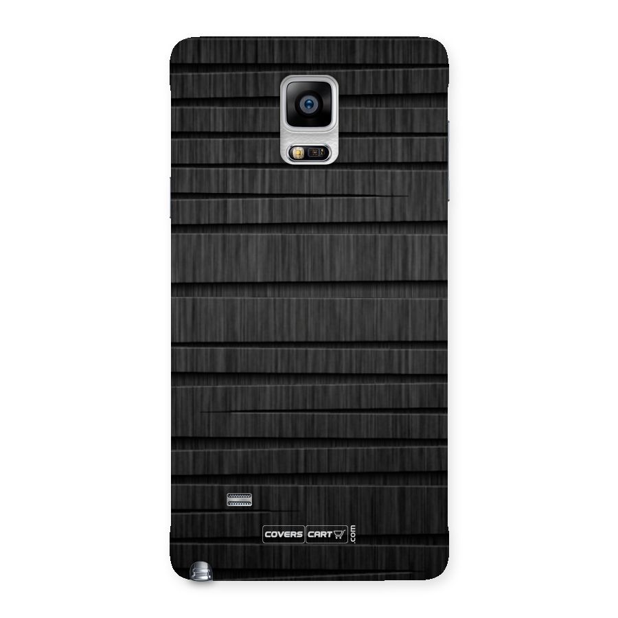 Black Abstract Back Case for Galaxy Note 4