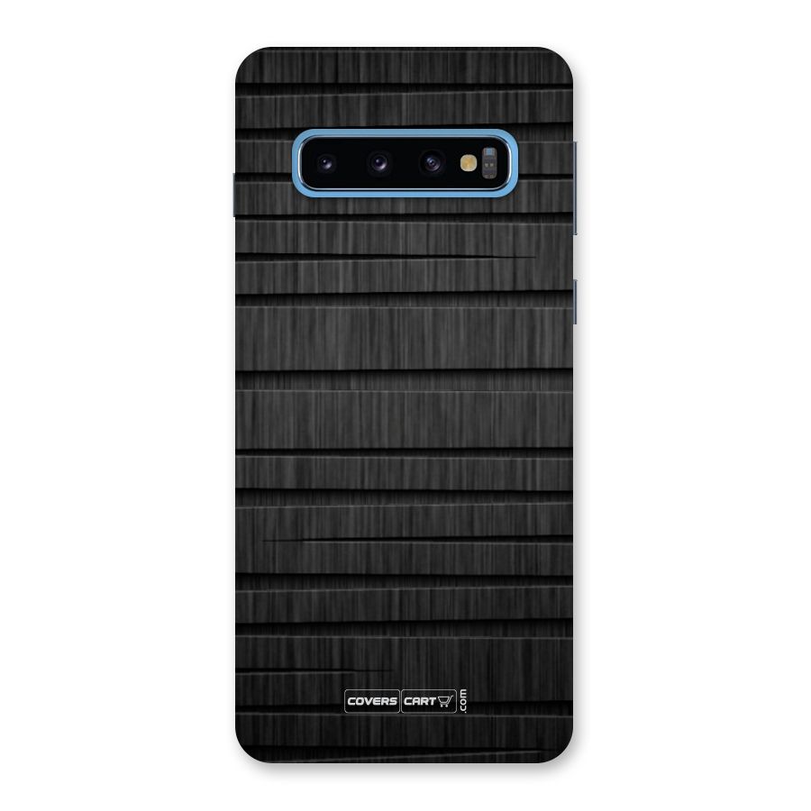 Black Abstract Back Case for Galaxy S10