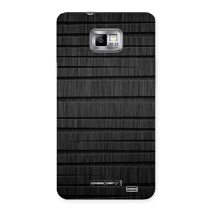 Black Abstract Back Case for Galaxy S2