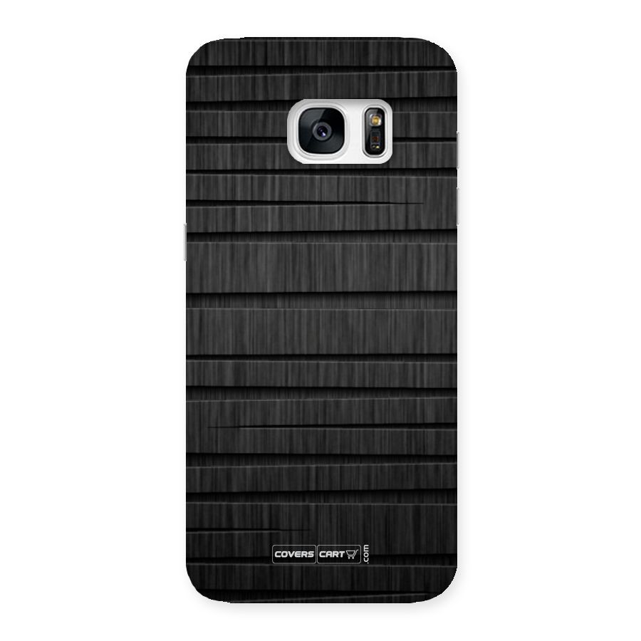 Black Abstract Back Case for Galaxy S7 Edge