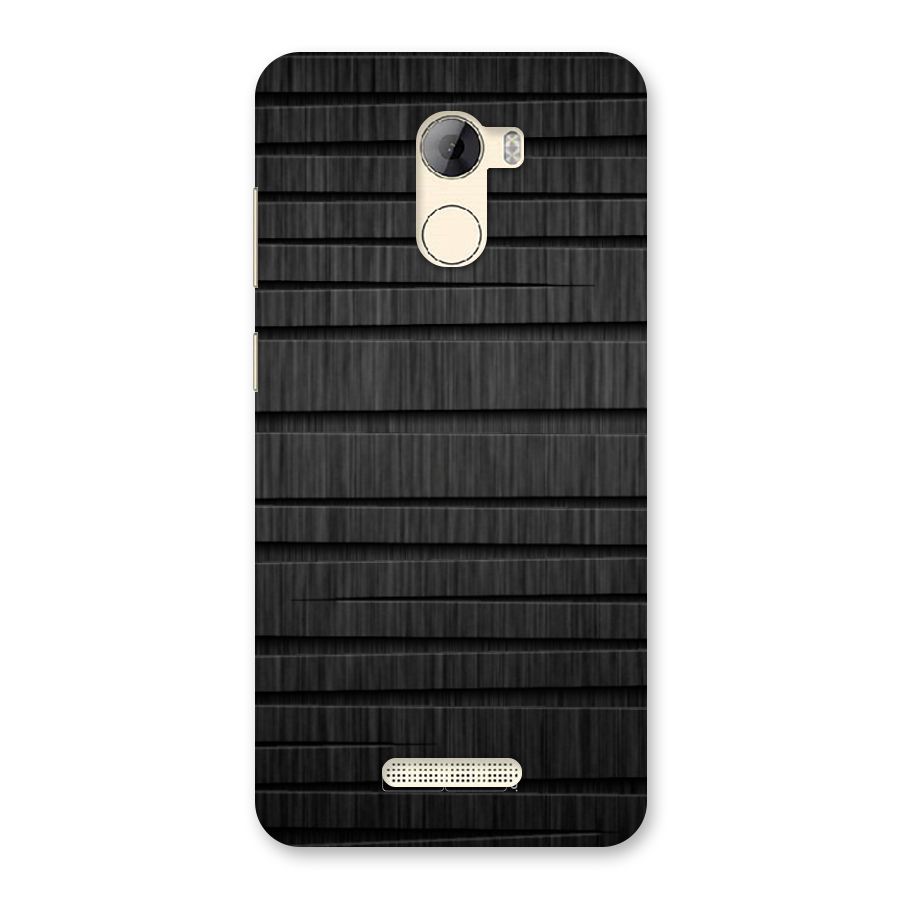 Black Abstract Back Case for Gionee A1 LIte